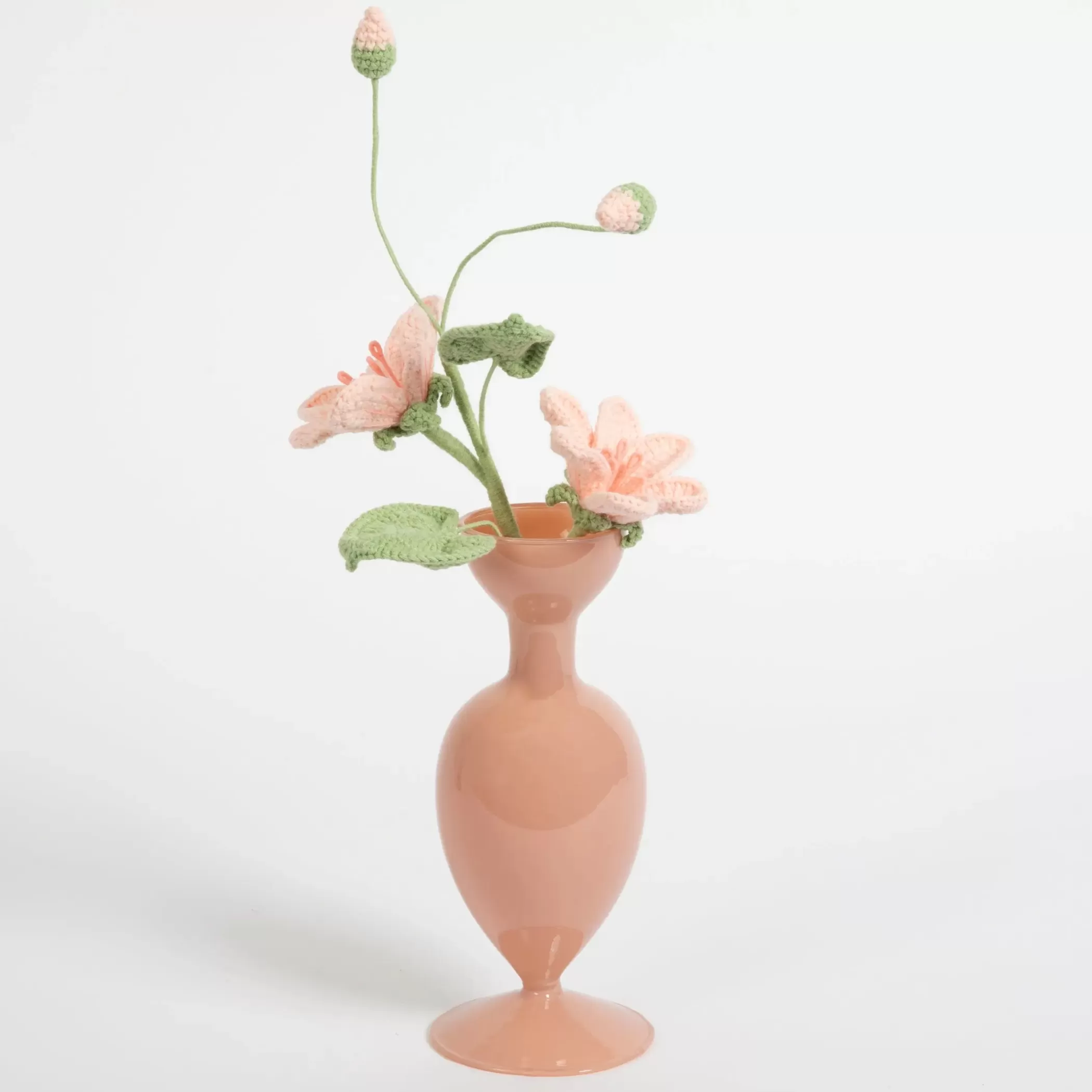 Vases & Planters | GigiandTom Aphrodite Milk Glass Vase Pink