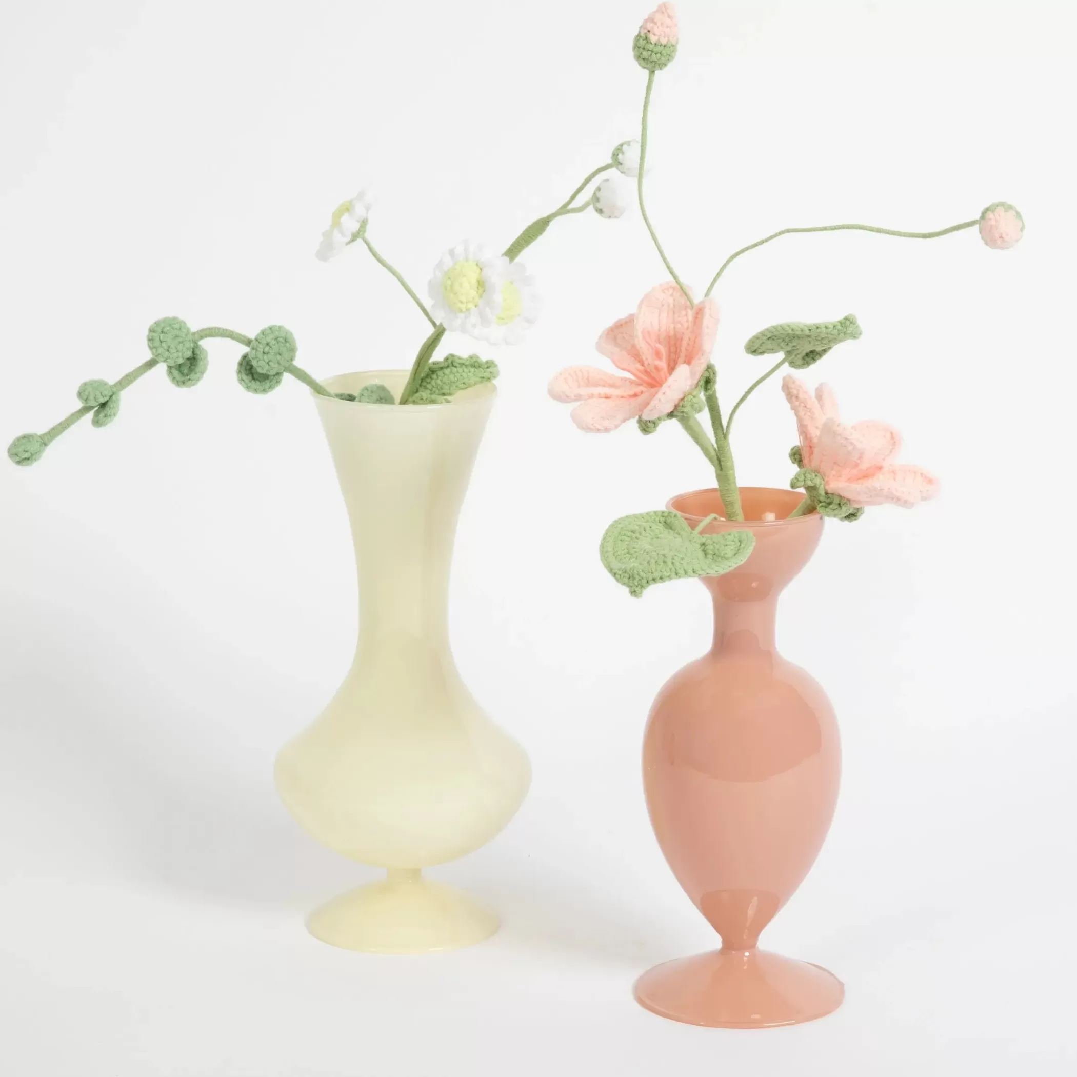 Vases & Planters | GigiandTom Aphrodite Milk Glass Vase Pink