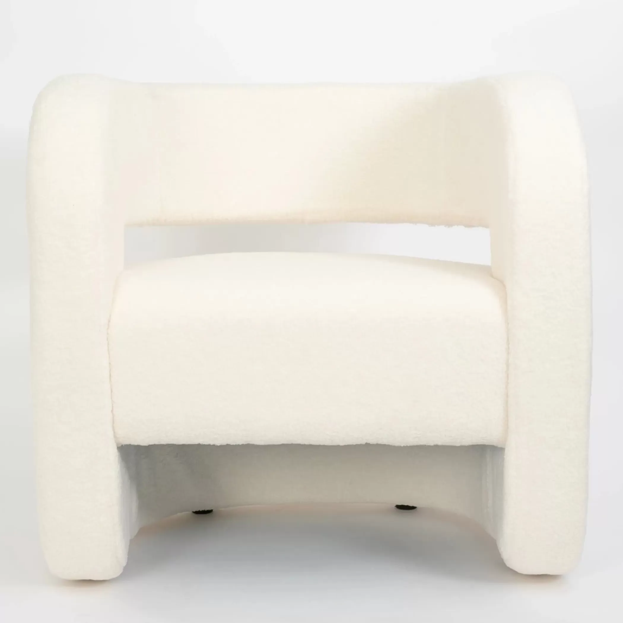 Furniture, Mirrors & Lighting | GigiandTom Boucle Club Chair Off White