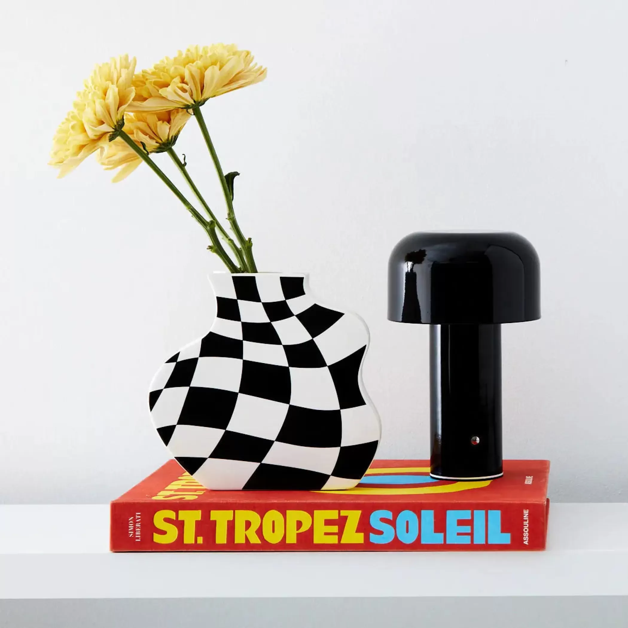 Vases & Planters | GigiandTom Checkerboard Ceramic Vase