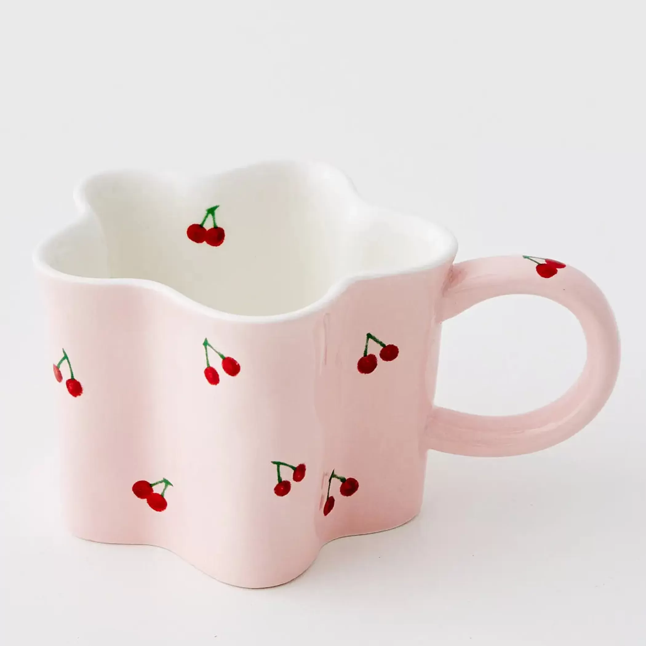 Pre-order | Kitchen & Dining | GigiandTom Cherry Ceramic Mug Pink