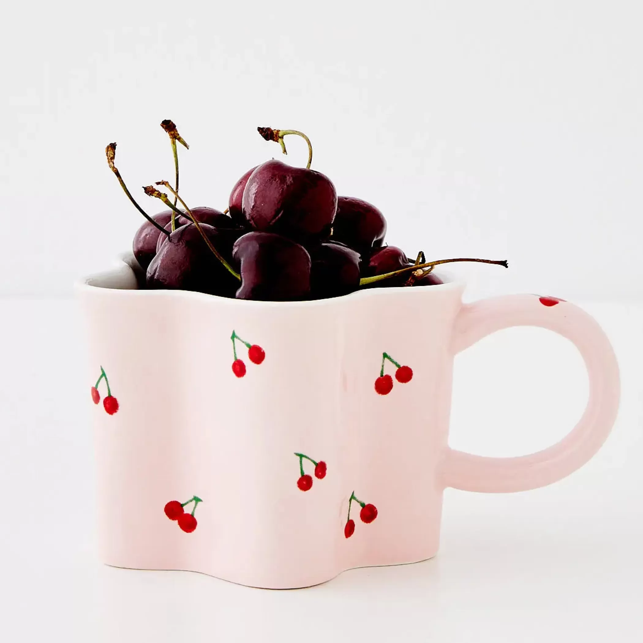 Pre-order | Kitchen & Dining | GigiandTom Cherry Ceramic Mug Pink