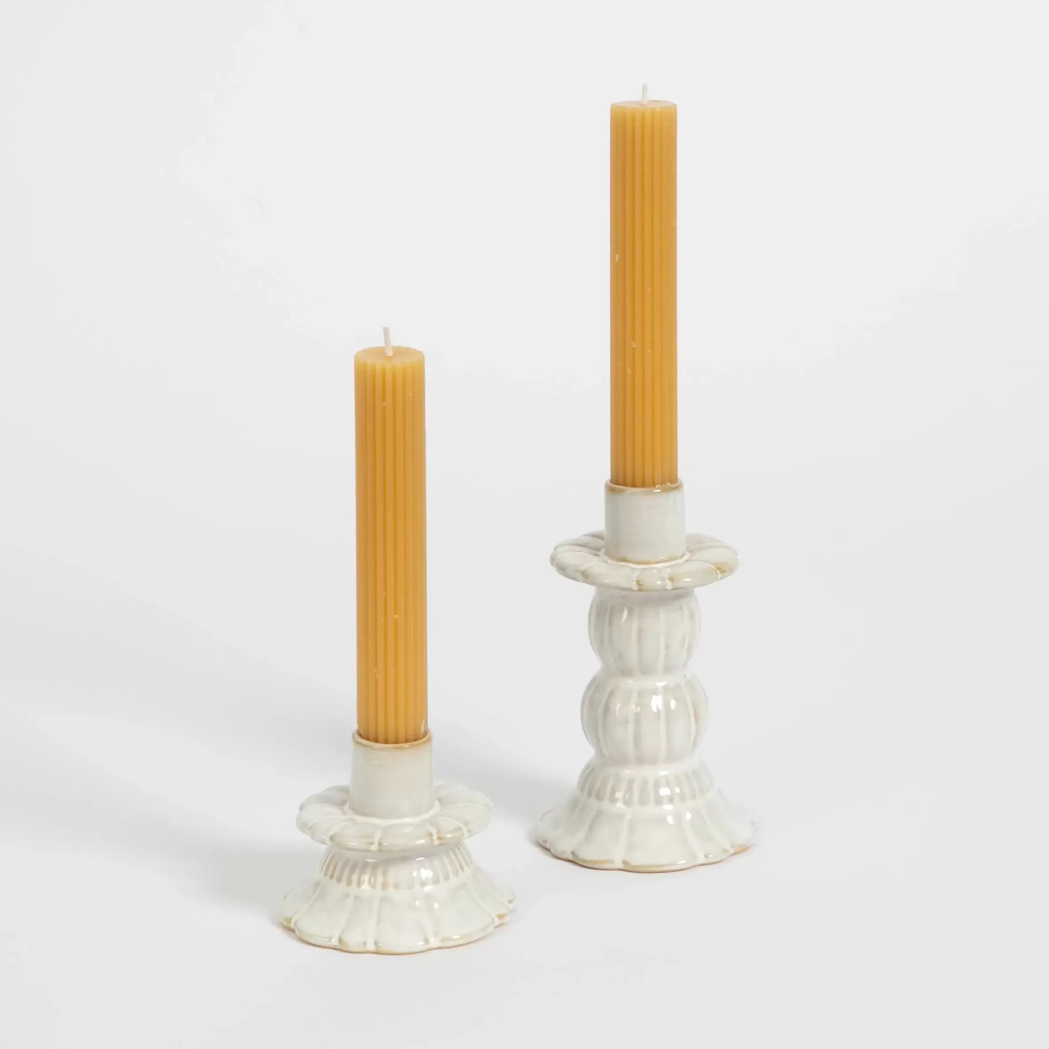 Candles & Candle Holders | GigiandTom Dazey Ceramic Taper Candle Holder Set