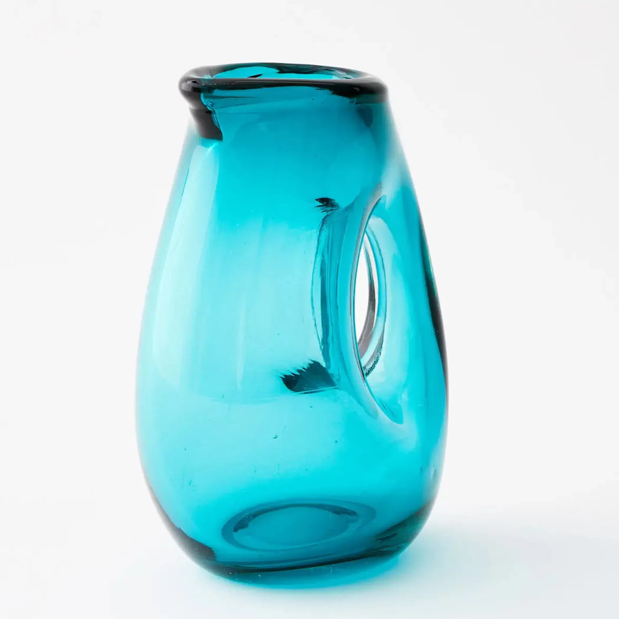 Drink & Barware | GigiandTom Eager Beaker Glass Jug Blue