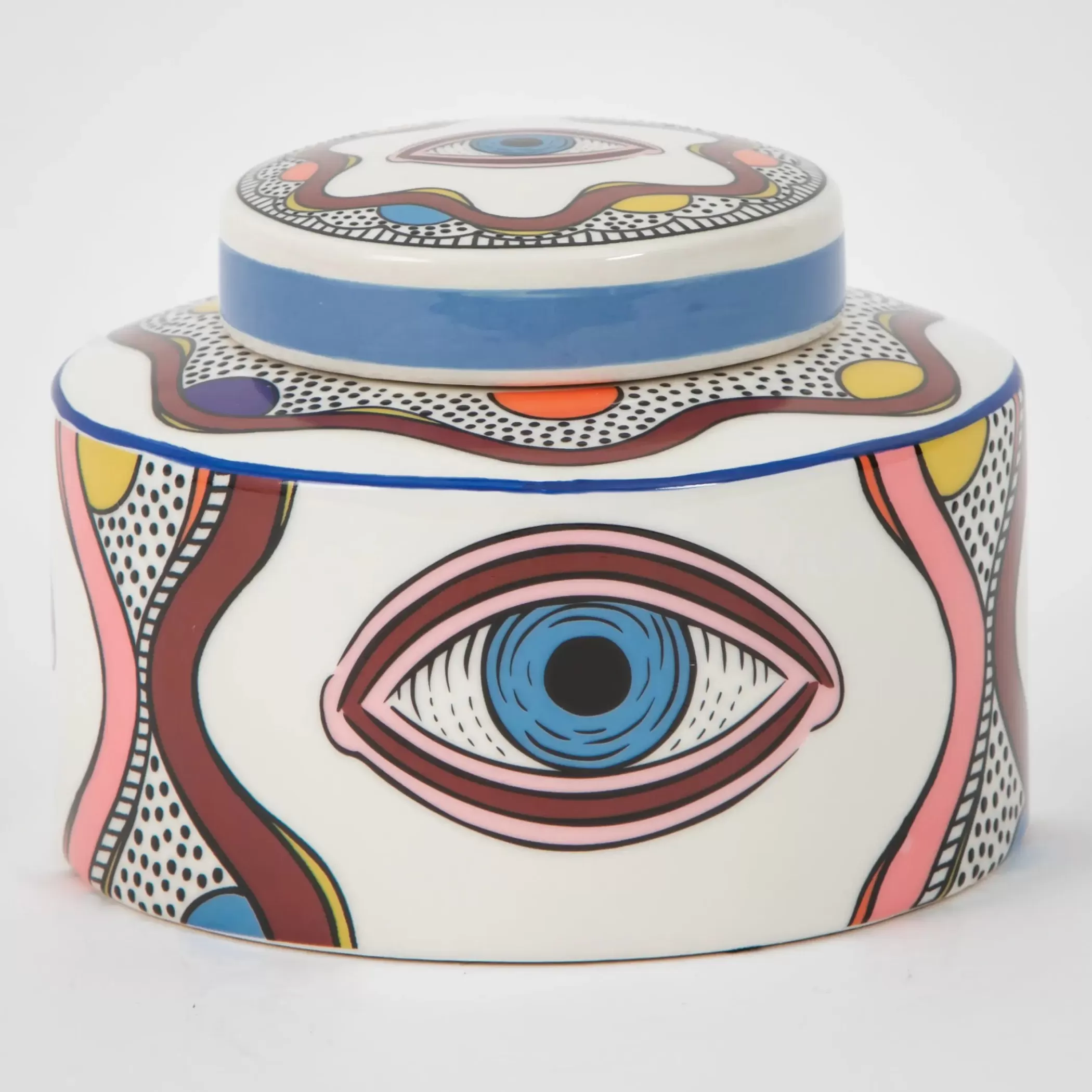 Decor | GigiandTom Evil Eye Ceramic Canister