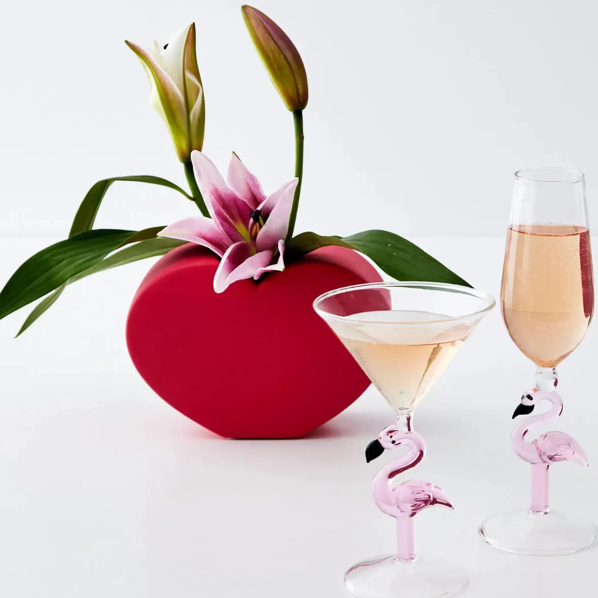 Drink & Barware | GigiandTom Flamingo Stem Cocktail Glass