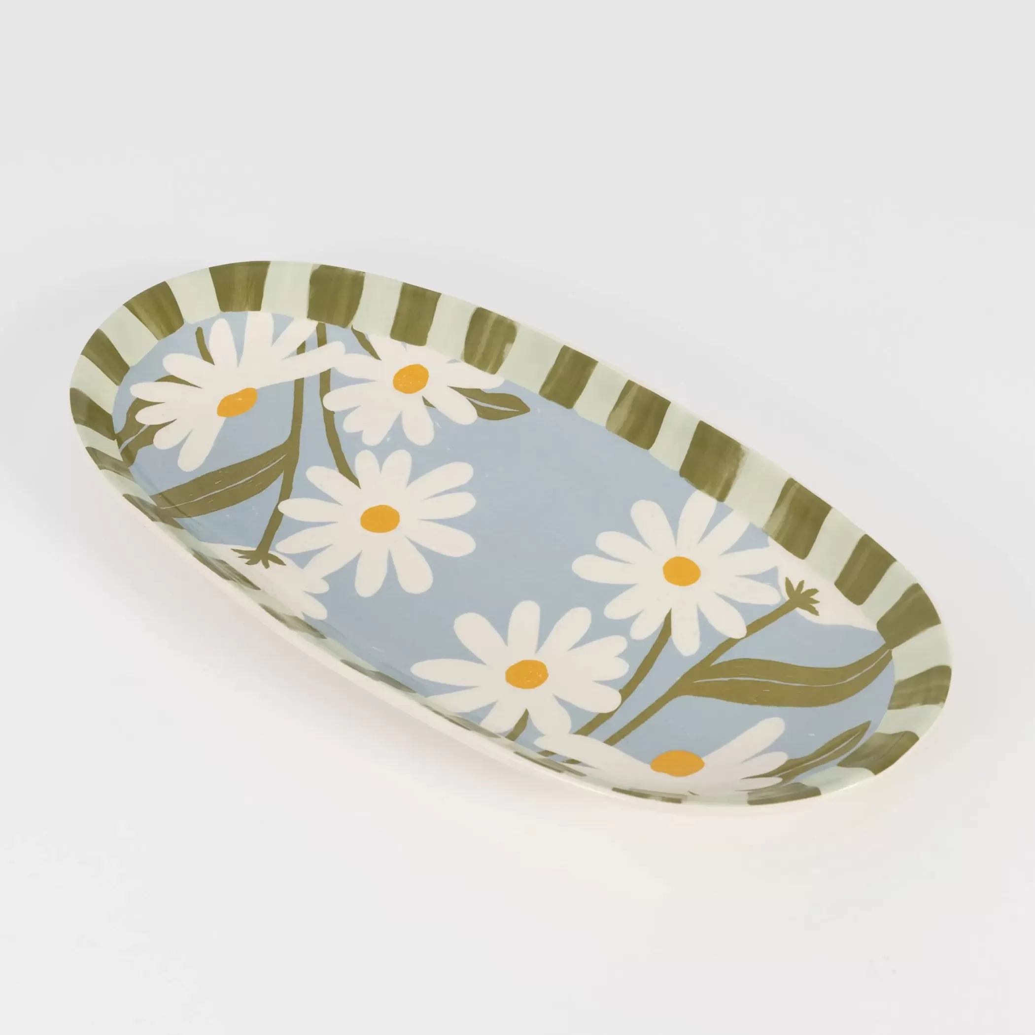 Kitchen & Dining | GigiandTom Fleur Ceramic Serving Tray