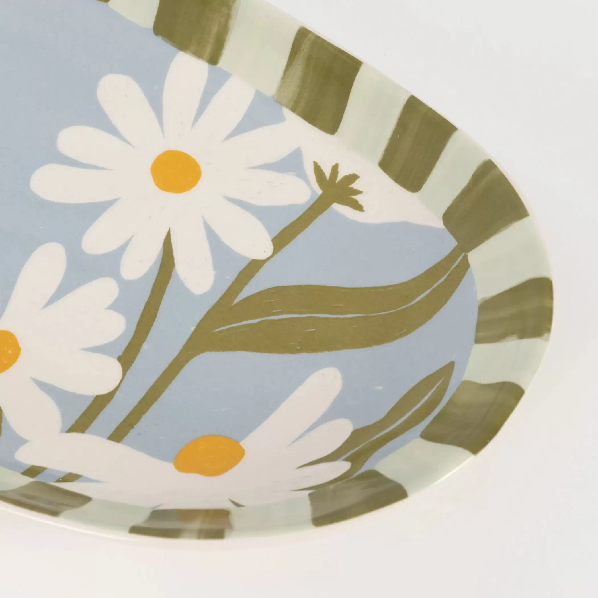 Kitchen & Dining | GigiandTom Fleur Ceramic Serving Tray