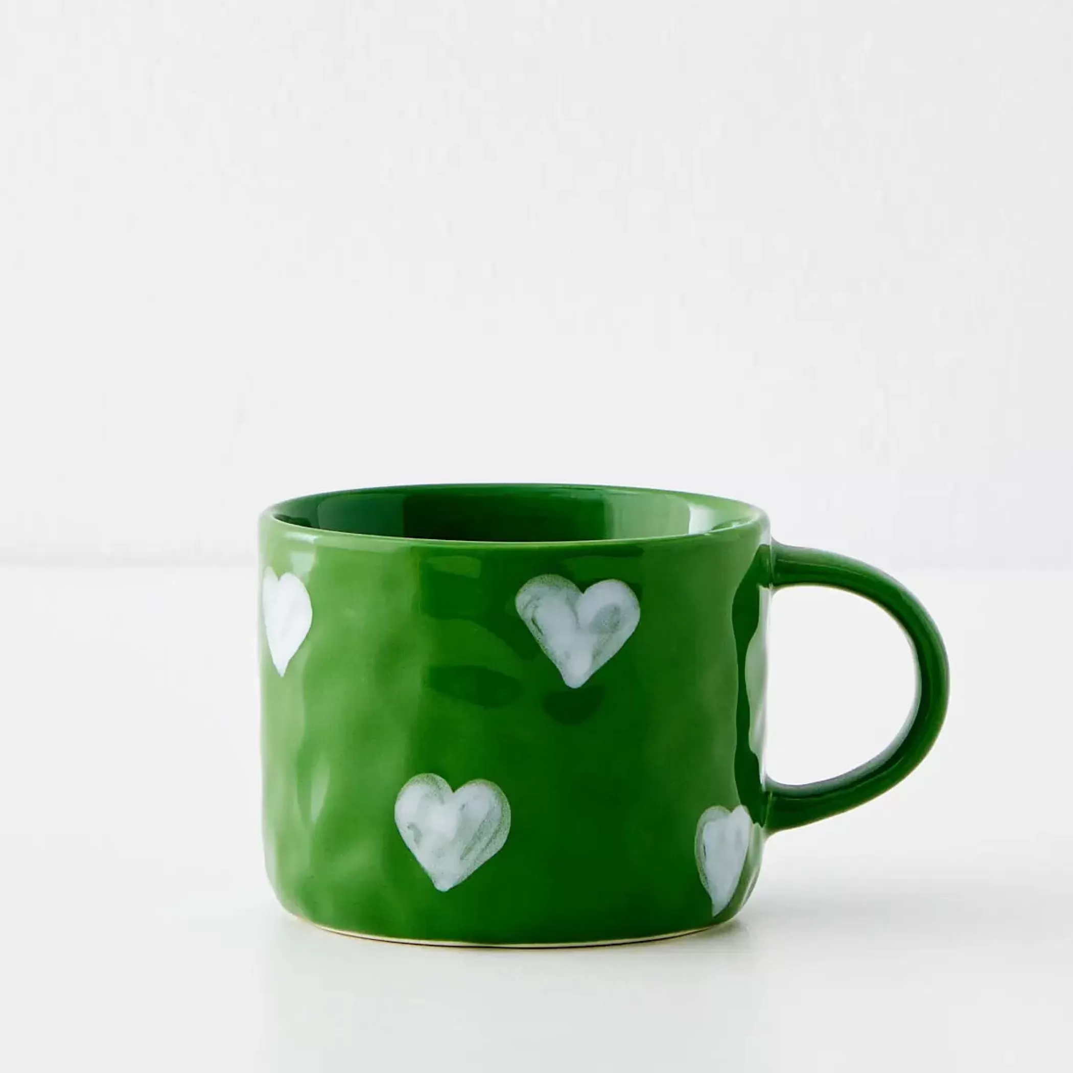 Kitchen & Dining | Pre-order | GigiandTom Heartfelt Ceramic Mug Green