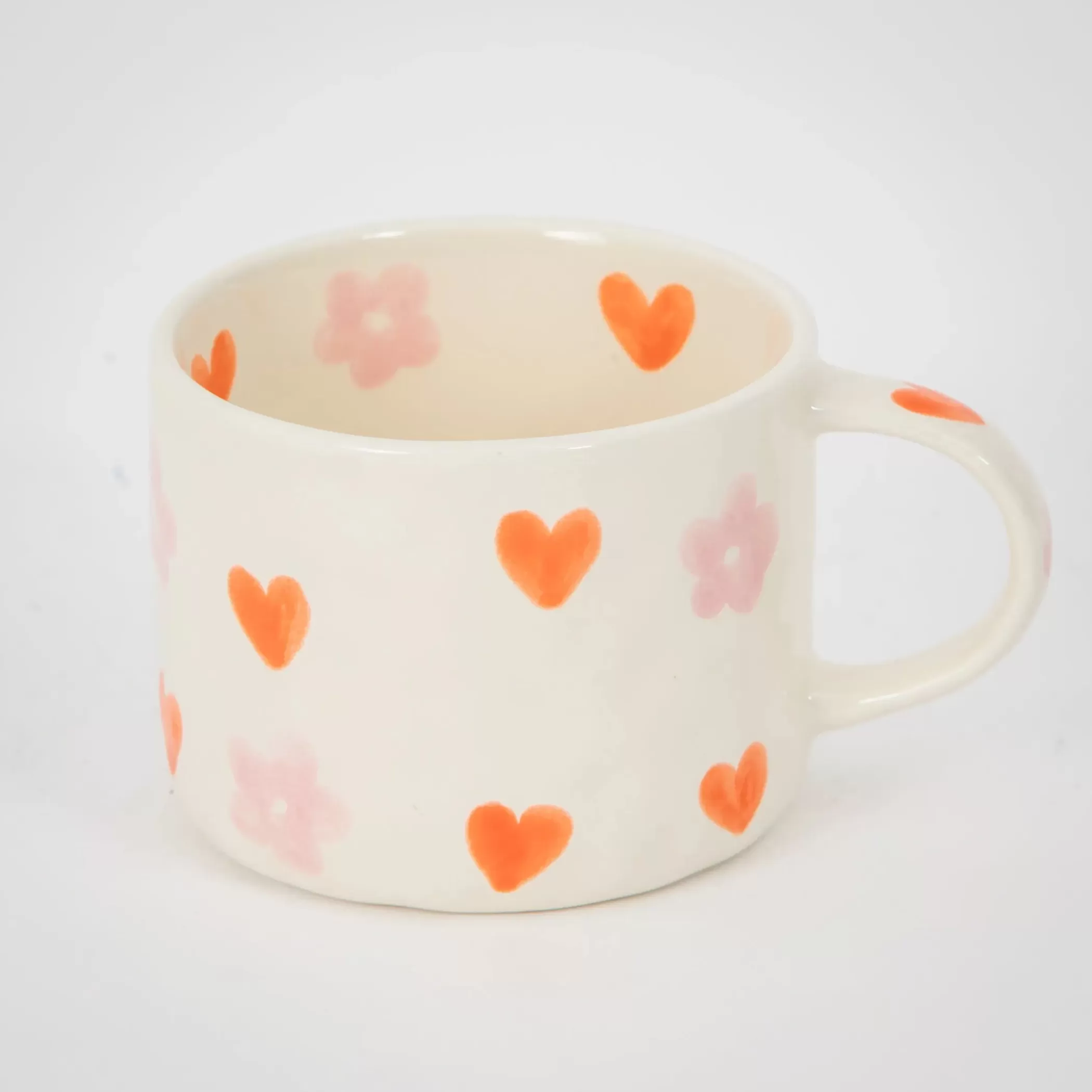 Pre-order | Kitchen & Dining | GigiandTom Heartfelt Ceramic Mug Orange Pink