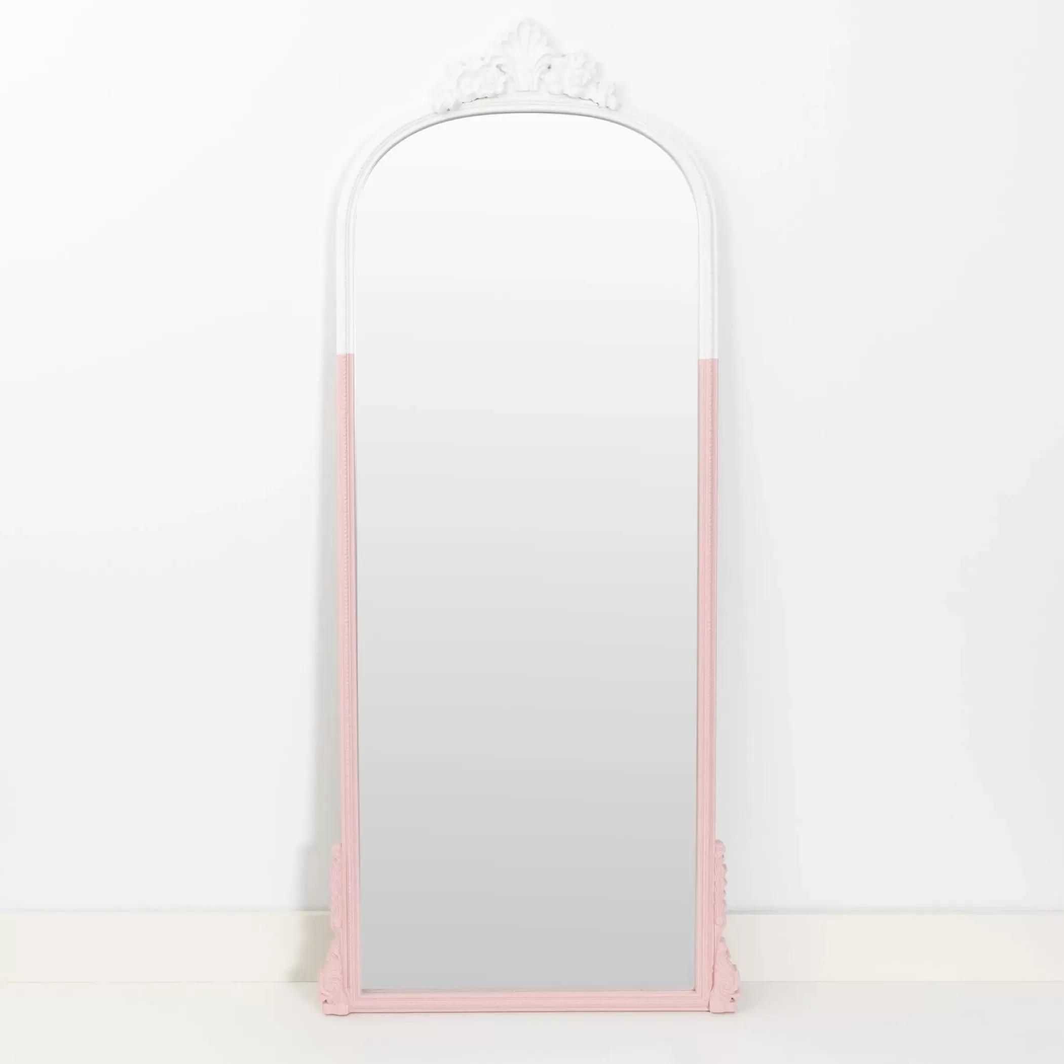 Furniture, Mirrors & Lighting | GigiandTom Her Majesty Full Length Mirror White/Pink