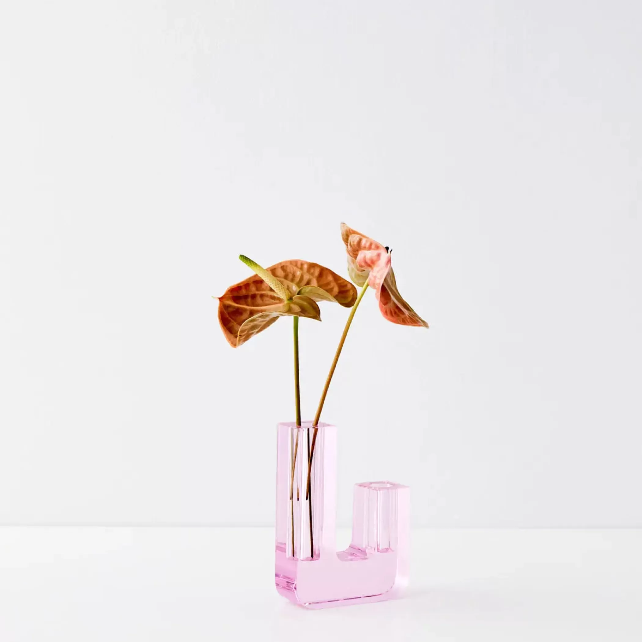 Vases & Planters | GigiandTom Infinity Crystal Cut Coloured Vase Pink