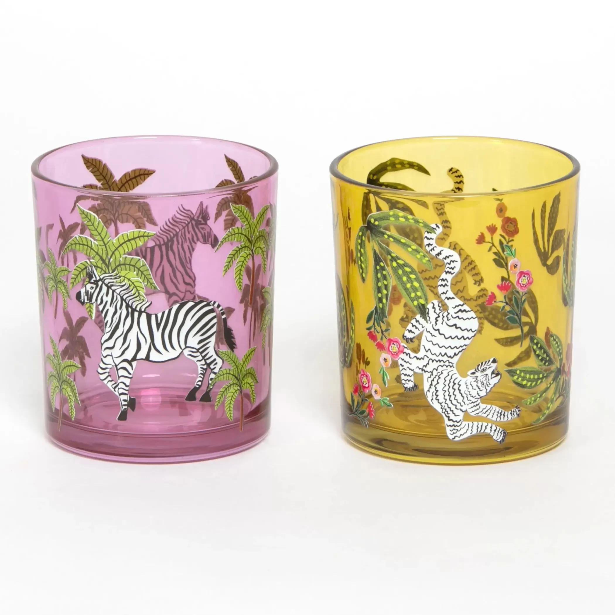 Drink & Barware | GigiandTom Jungle Rumble Assorted Drinking Tumblers Set of 4