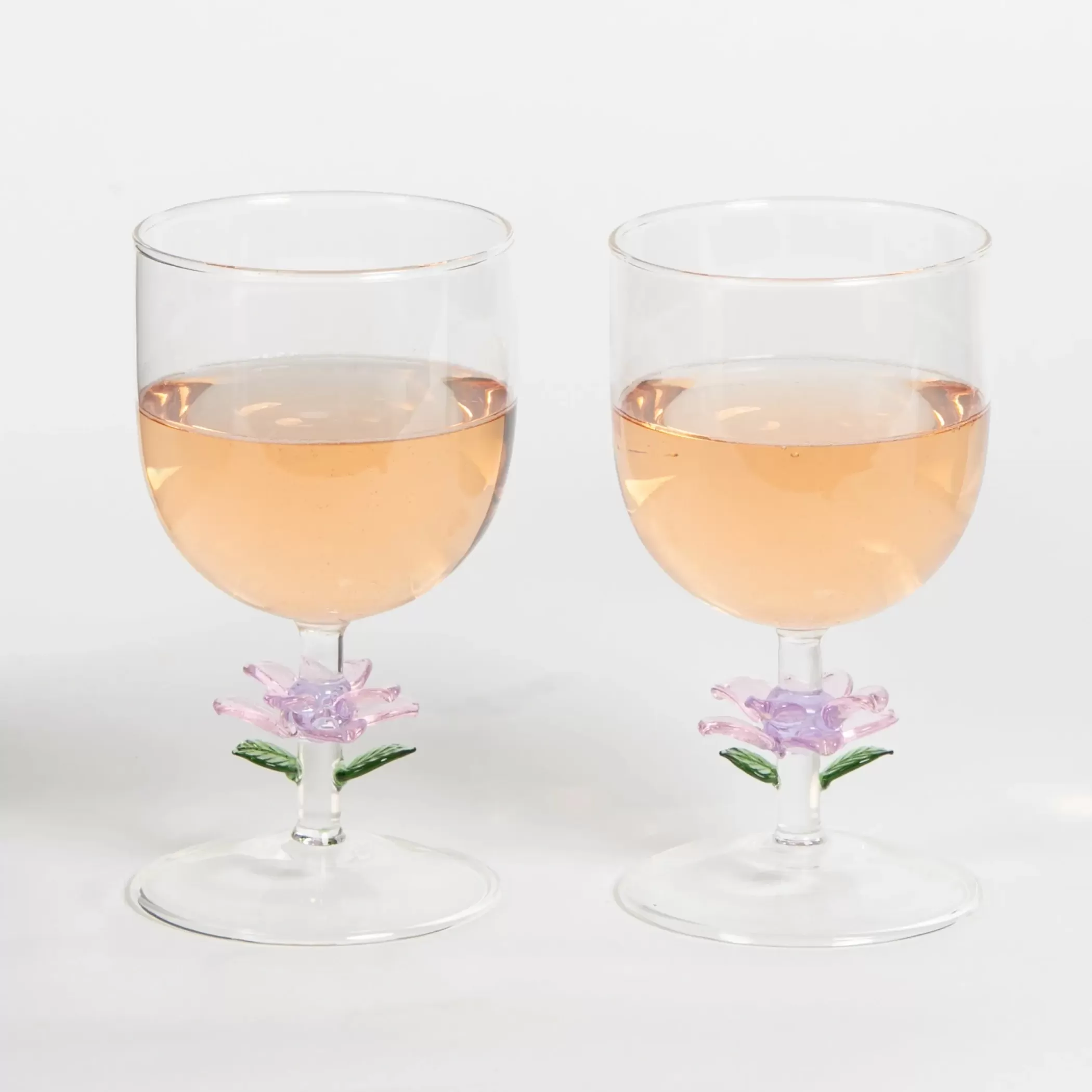 Drink & Barware | GigiandTom Lily Rose Wine Glass Set of 2