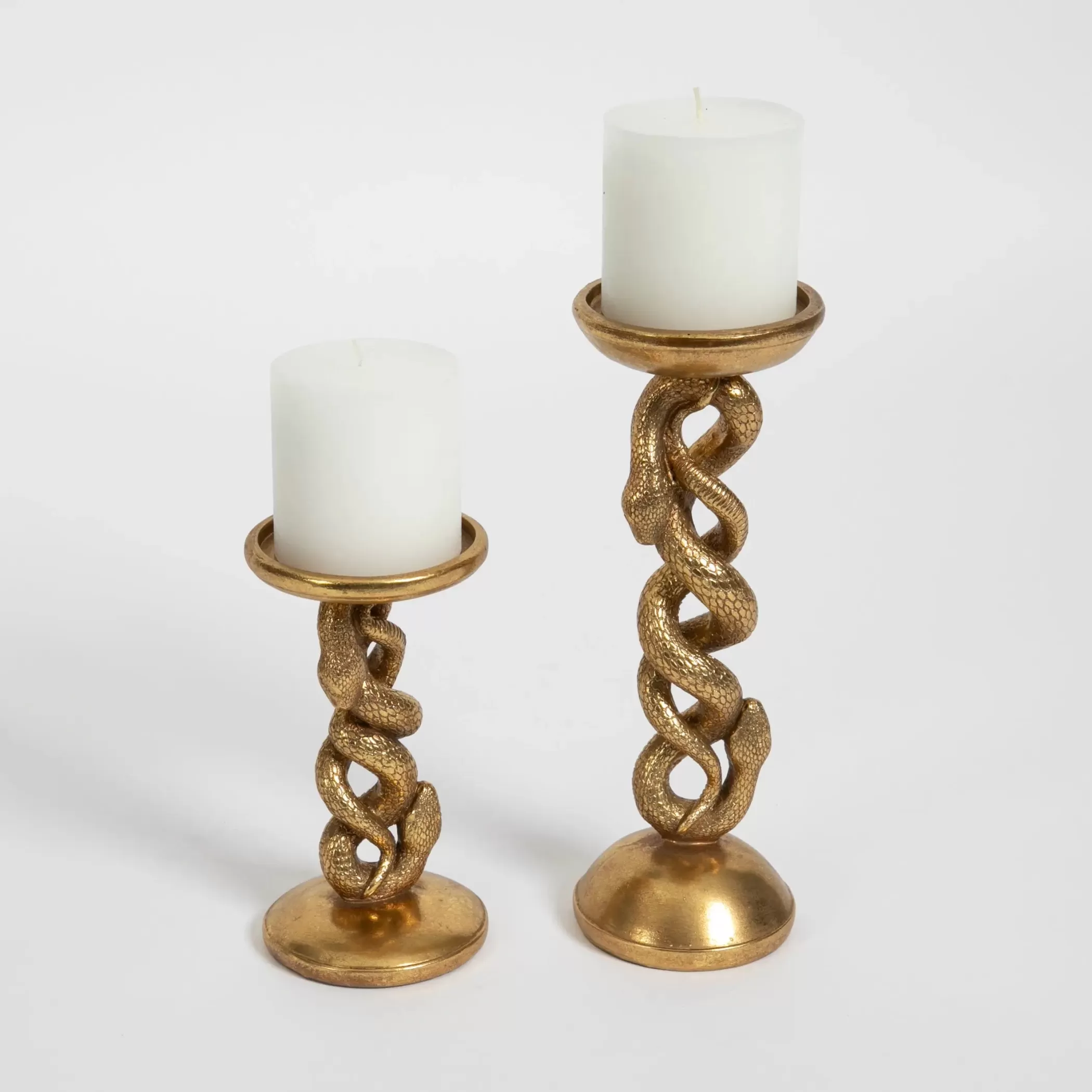 Candles & Candle Holders | GigiandTom Medusa Gold Resin Candle Holder