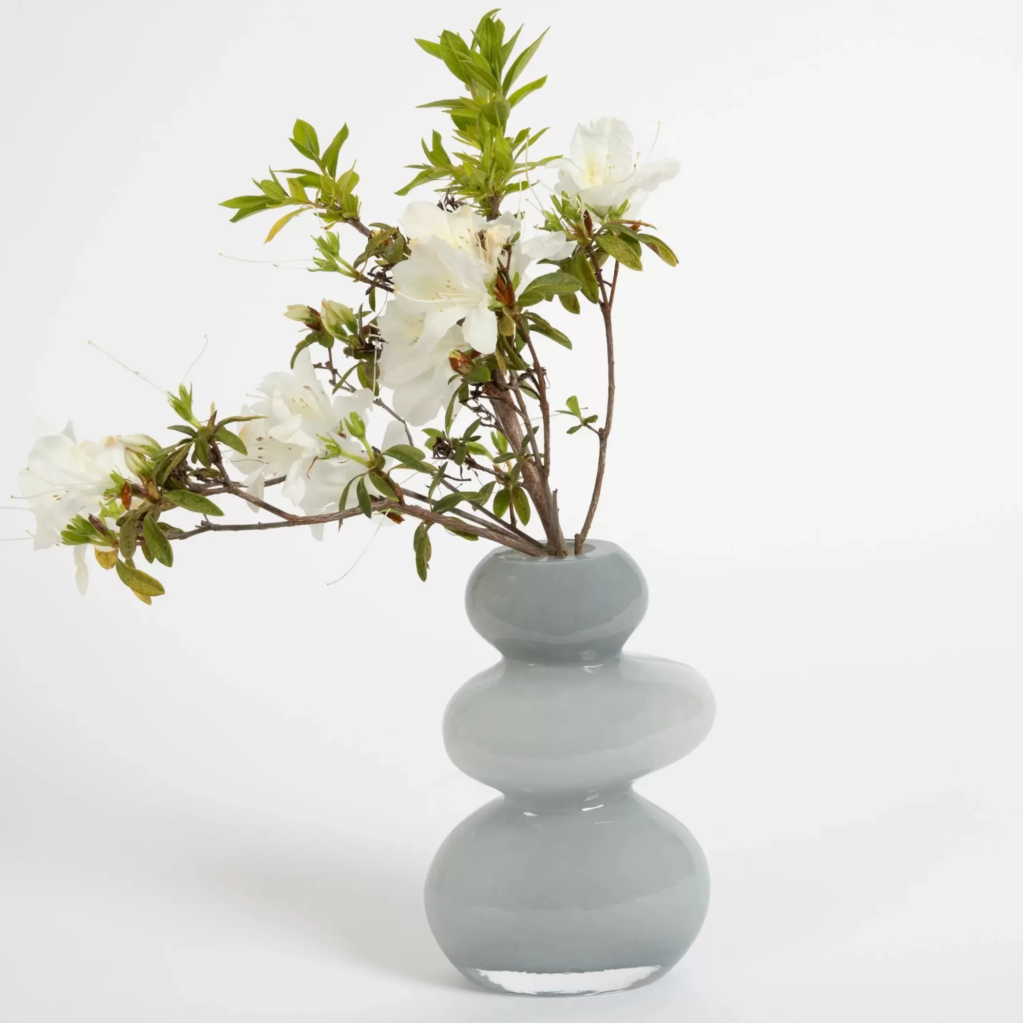 Vases & Planters | GigiandTom Pebble Glass Vase Blue