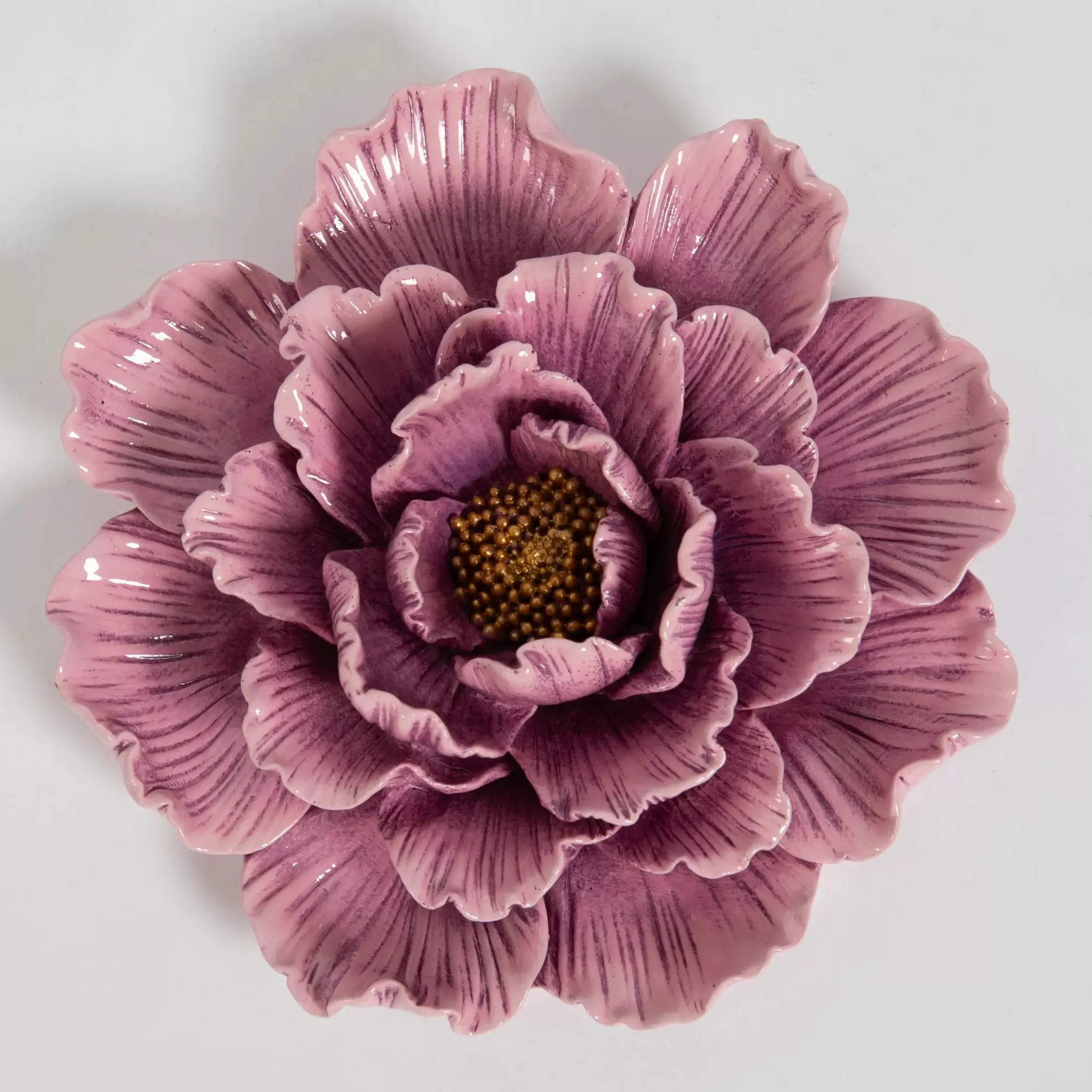 Decor | GigiandTom Purple Peony Resin Sculpture