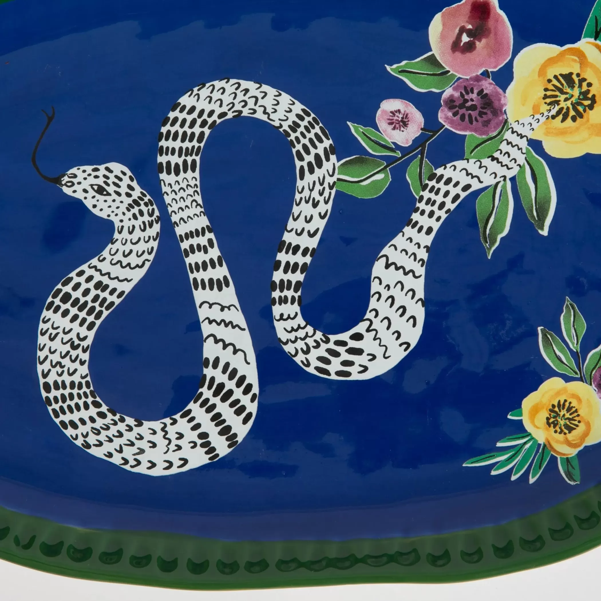 Kitchen & Dining | GigiandTom Serpentine Ceramic Serving Platter