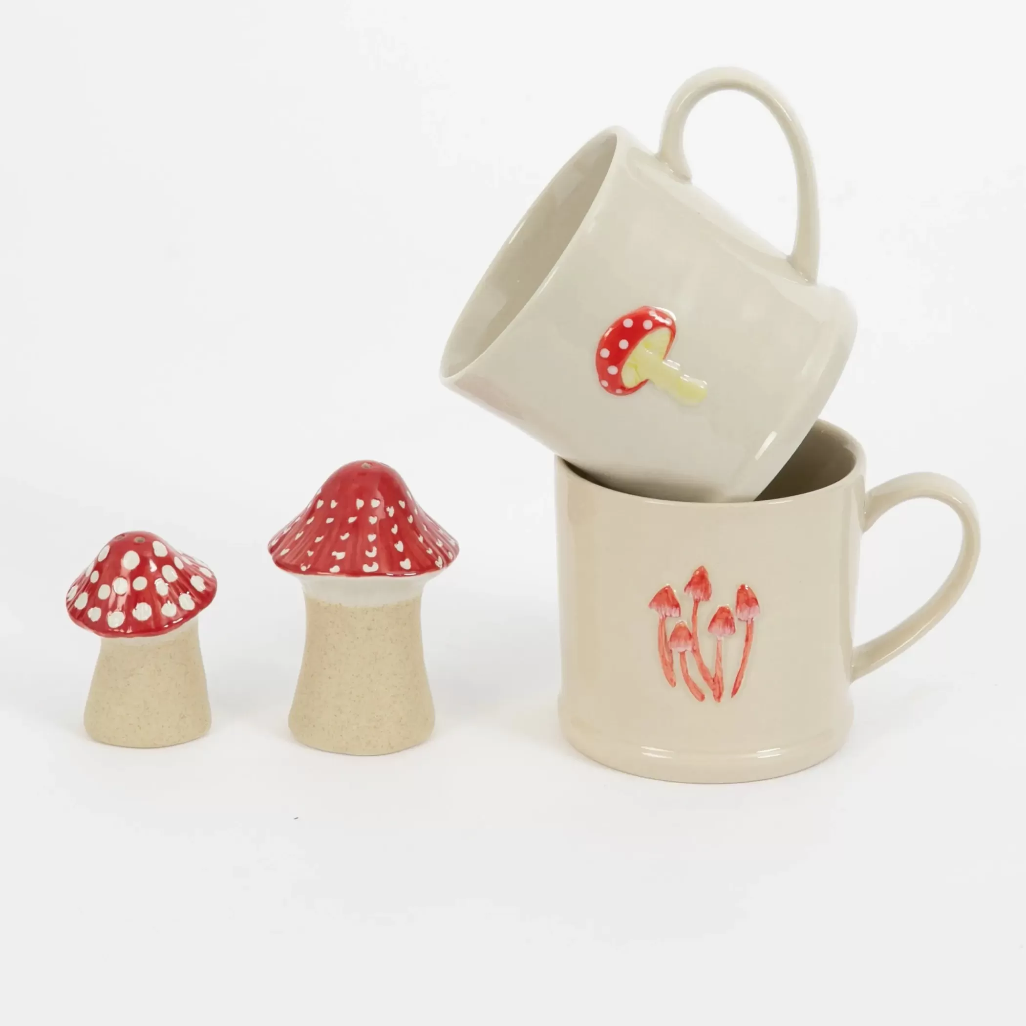 Kitchen & Dining | GigiandTom Shroomie Ceramic Salt & Pepper Shakers