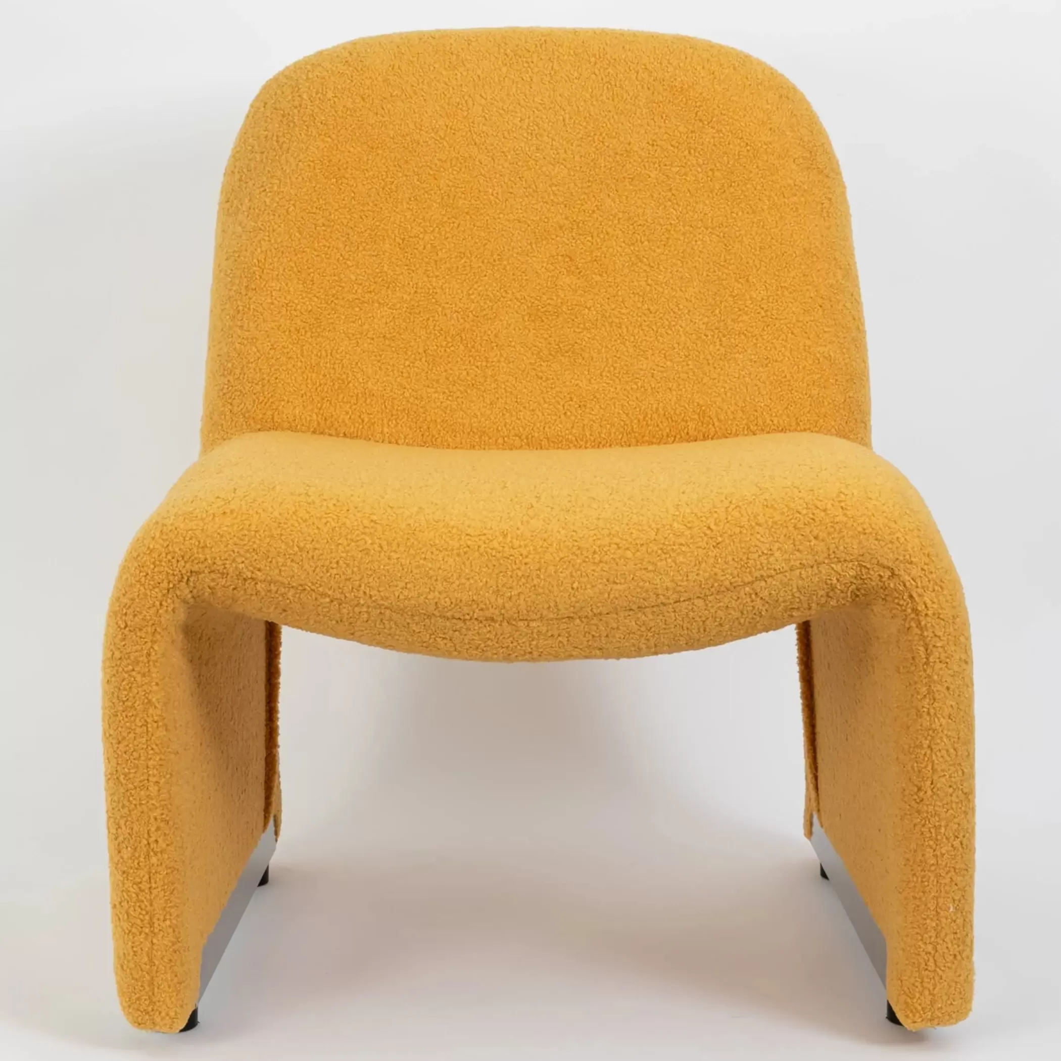 Furniture, Mirrors & Lighting | GigiandTom Sling Boucle Lounge Chair Mustard