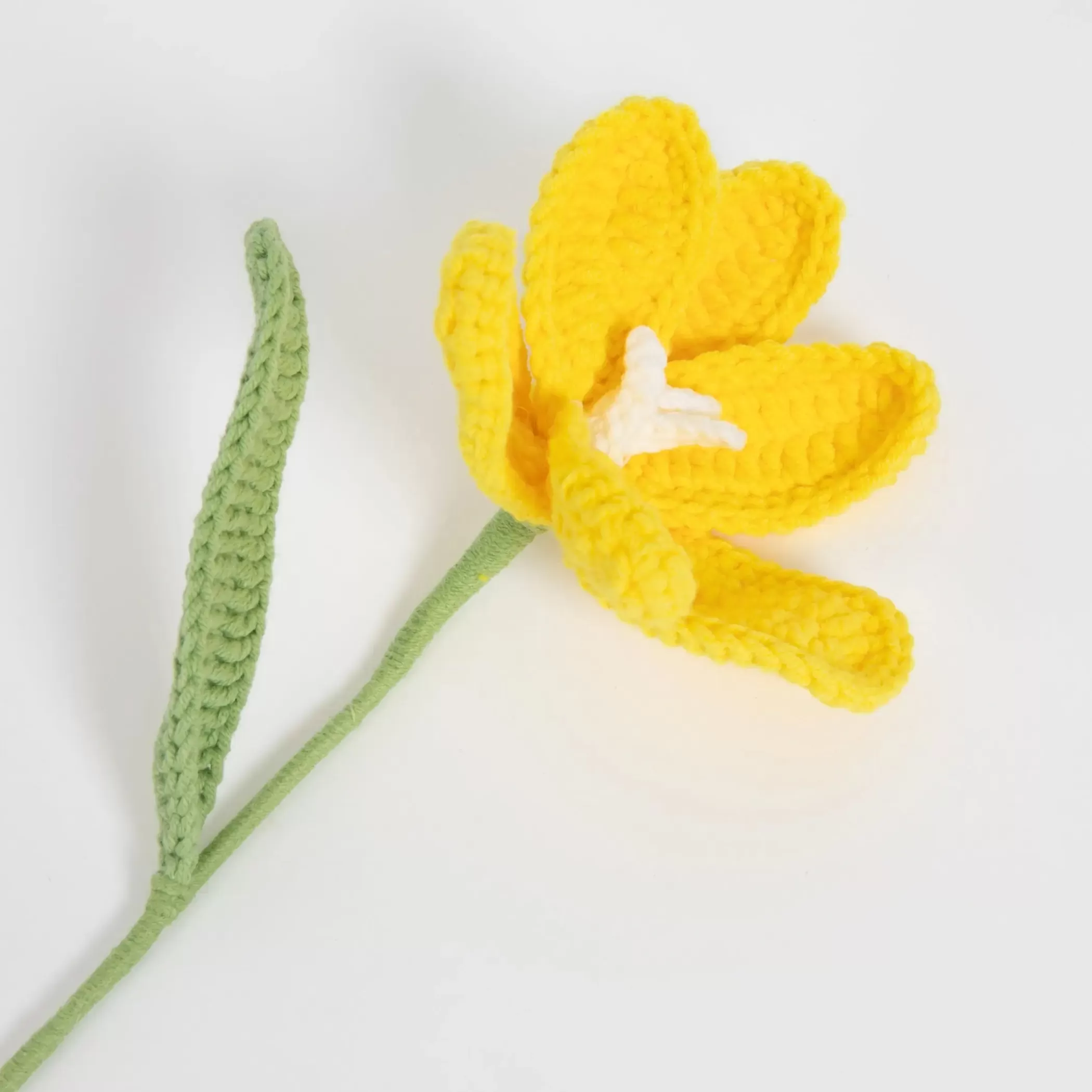 Decor | GigiandTom Springtime Hand Knitted Crochet Flower Yellow