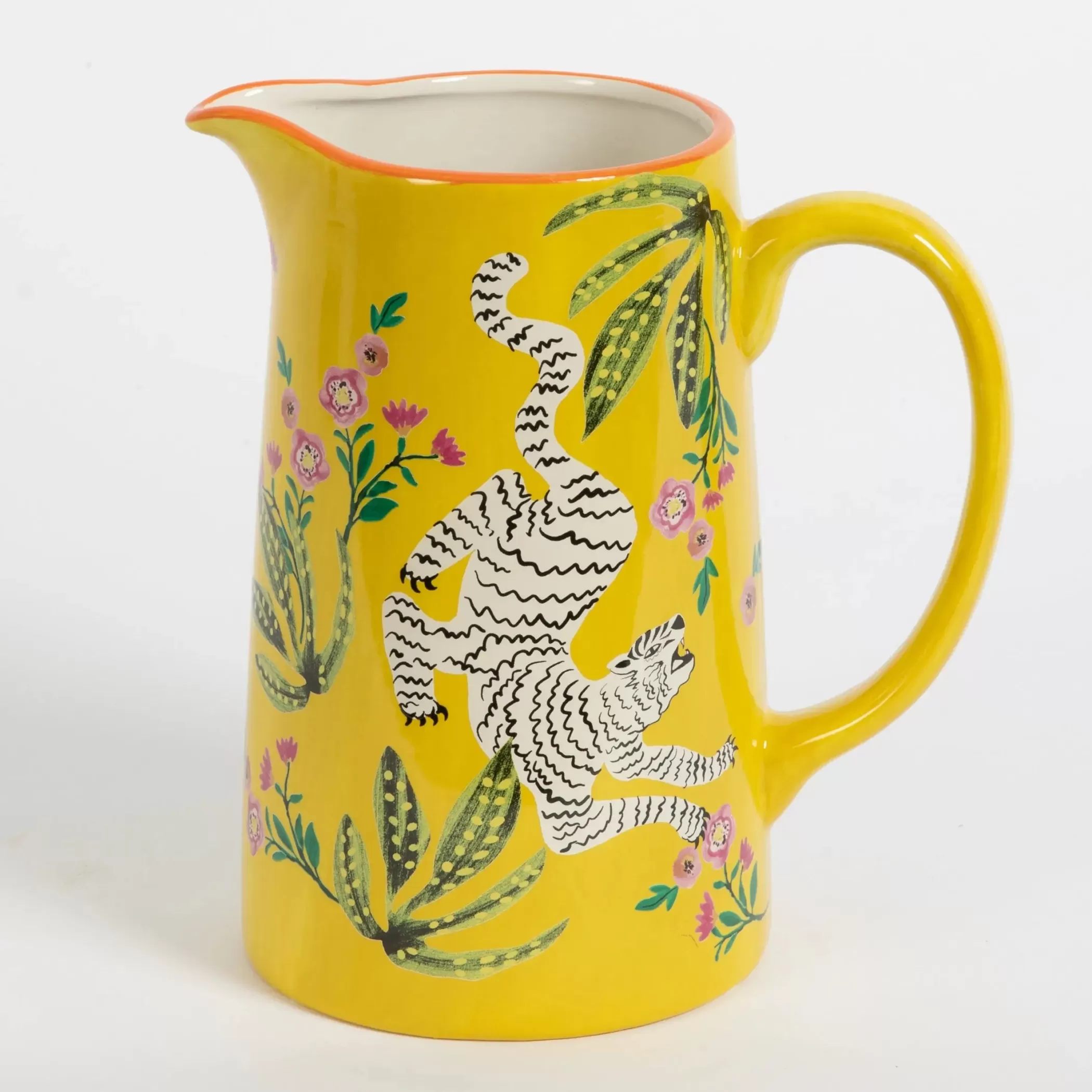 Kitchen & Dining | GigiandTom Tigress Ceramic Drink Pitcher