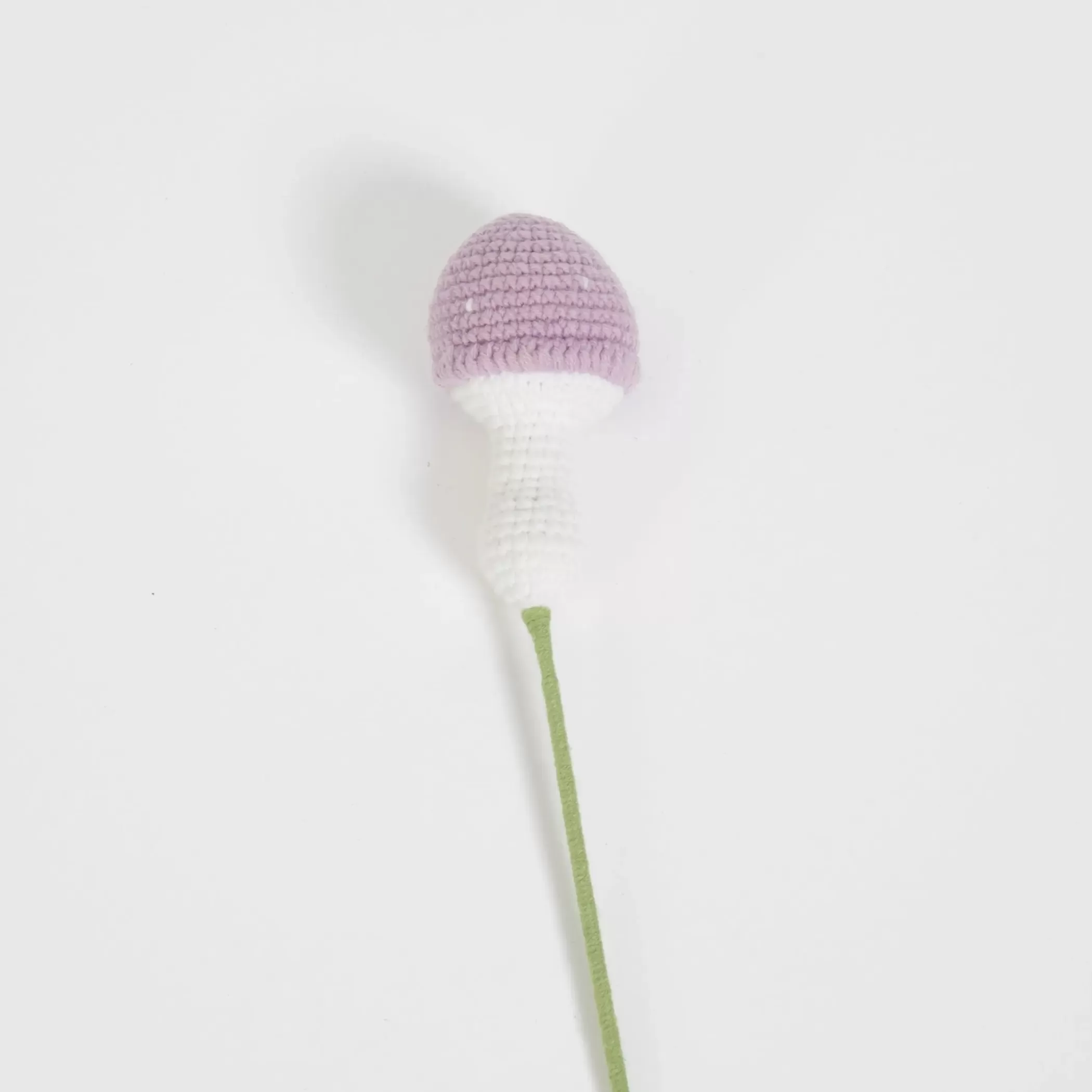 Decor | GigiandTom Toadie Hand Knitted Crochet Mushroom Purple