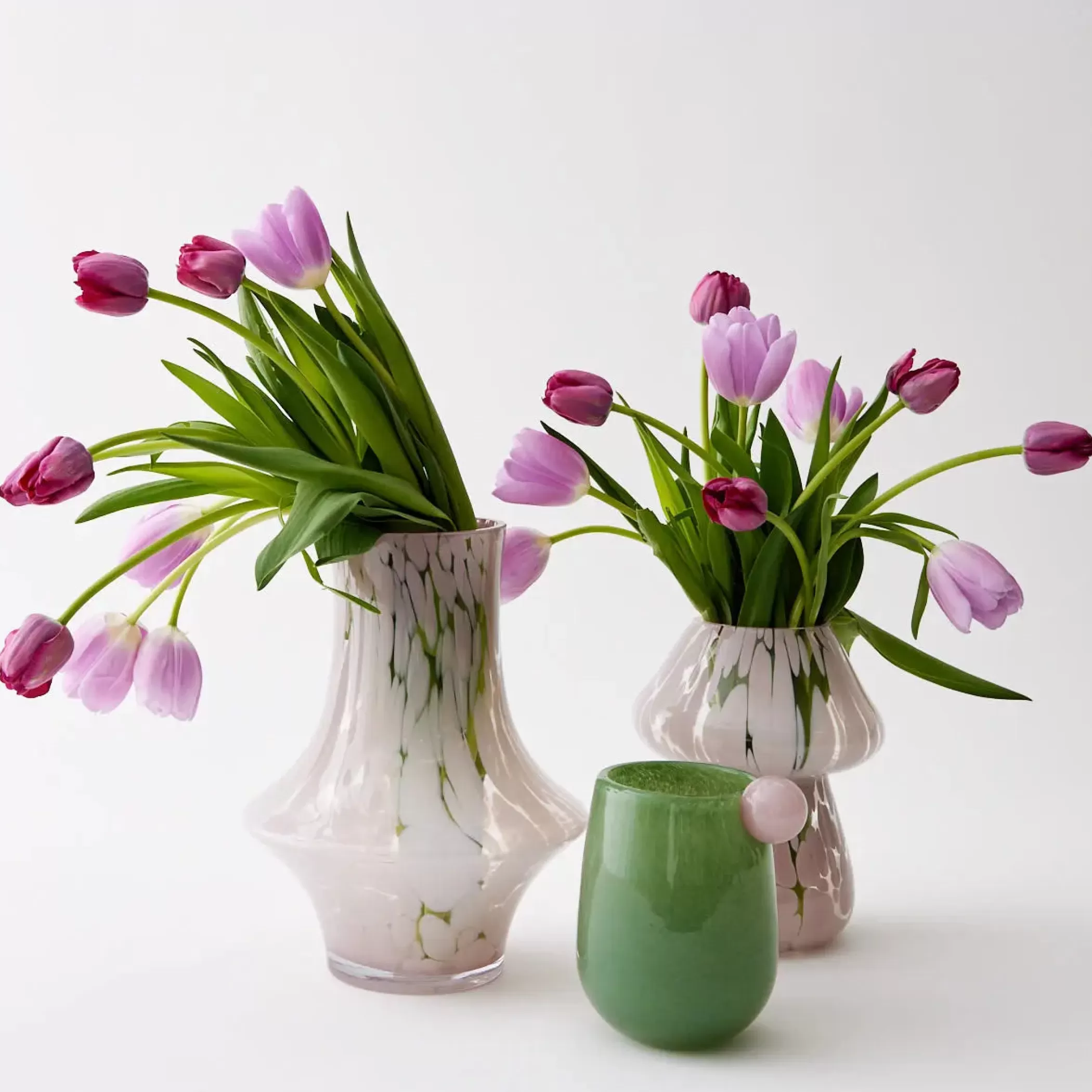 Vases & Planters | GigiandTom Trompette Glass Vase Pink