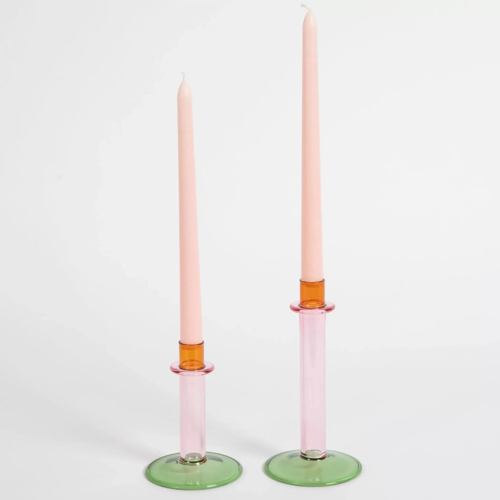 Candles & Candle Holders | GigiandTom Turret Glass Candle Holder Set of 2