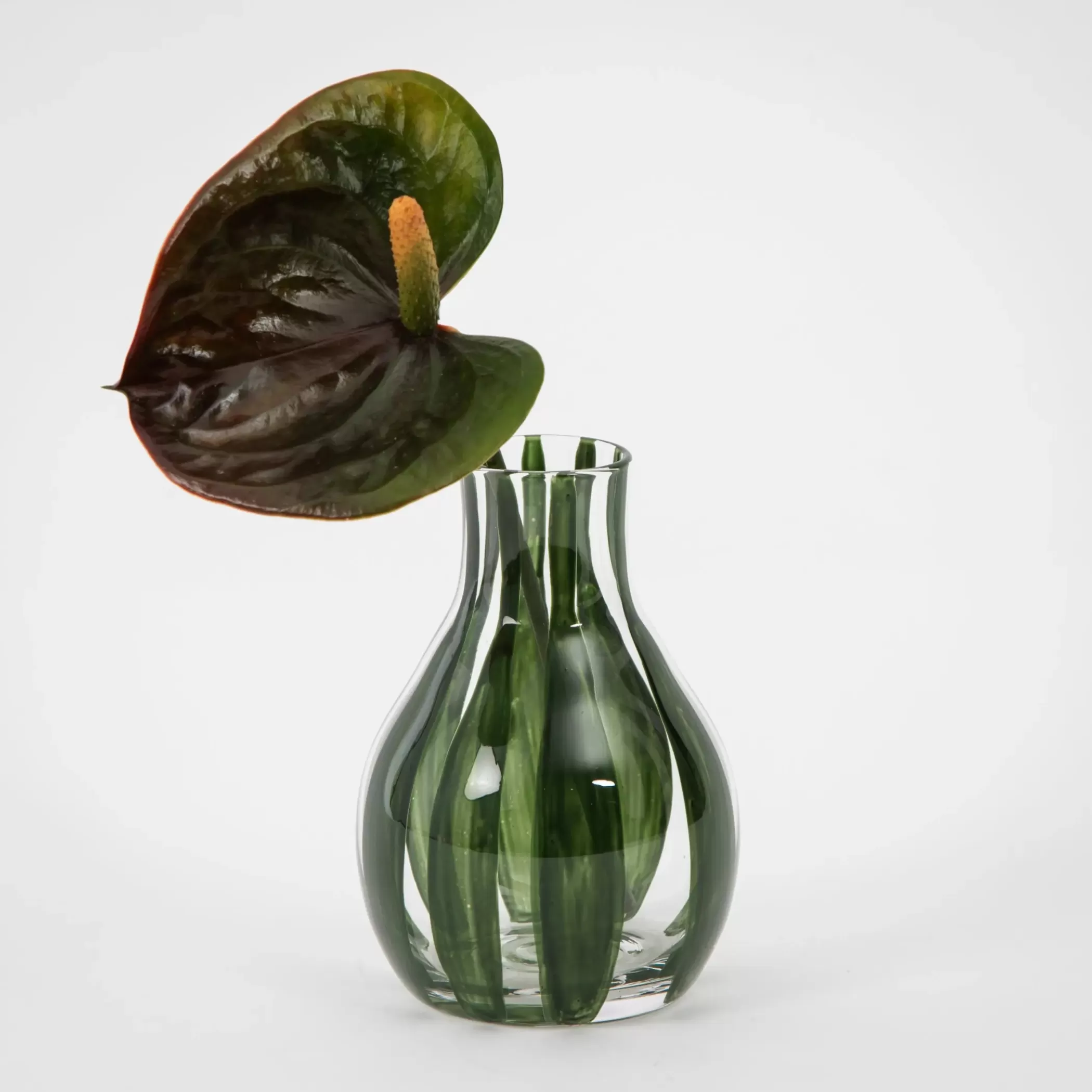 Vases & Planters | GigiandTom Vertigo Glass Bud Vase Green