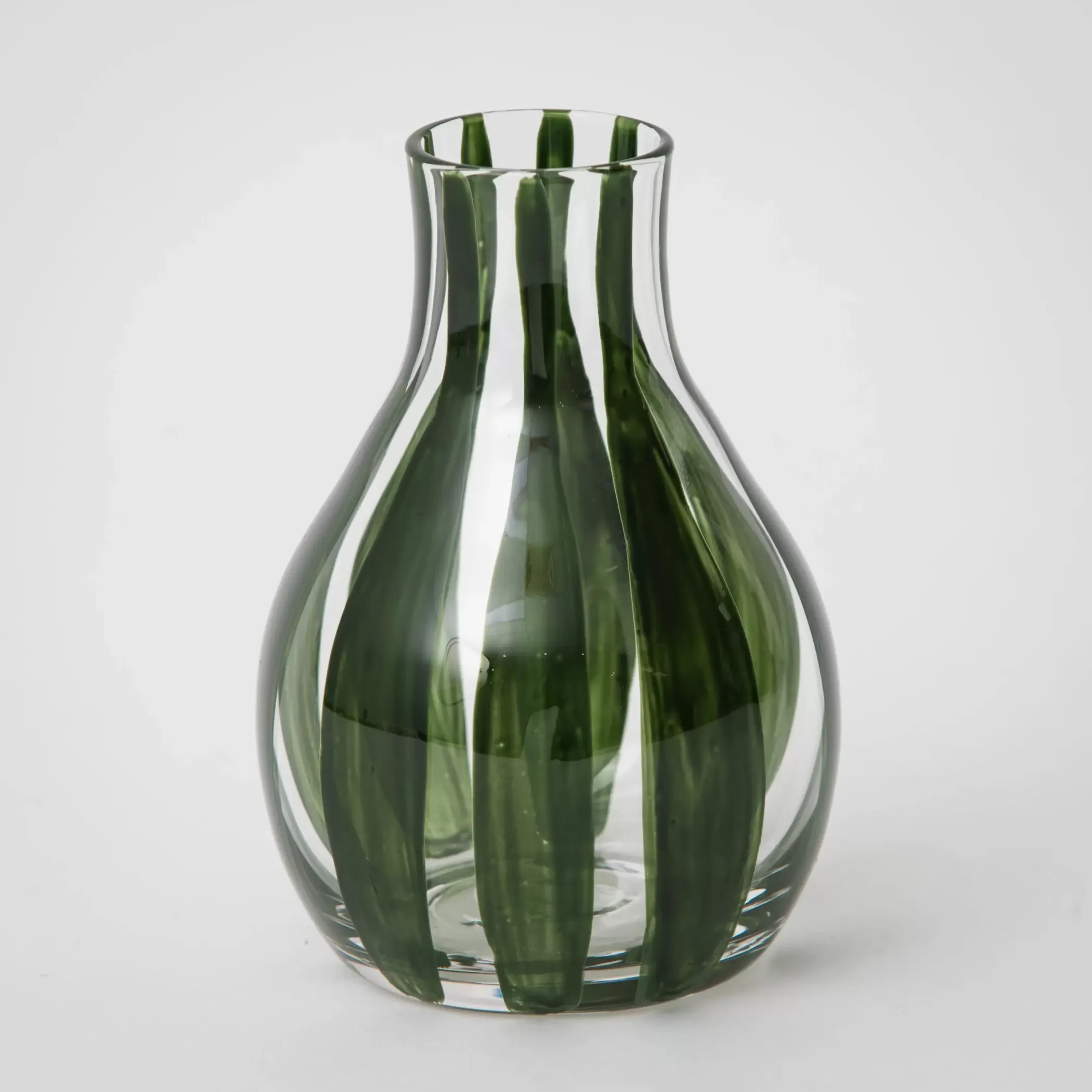 Vases & Planters | GigiandTom Vertigo Glass Bud Vase Green