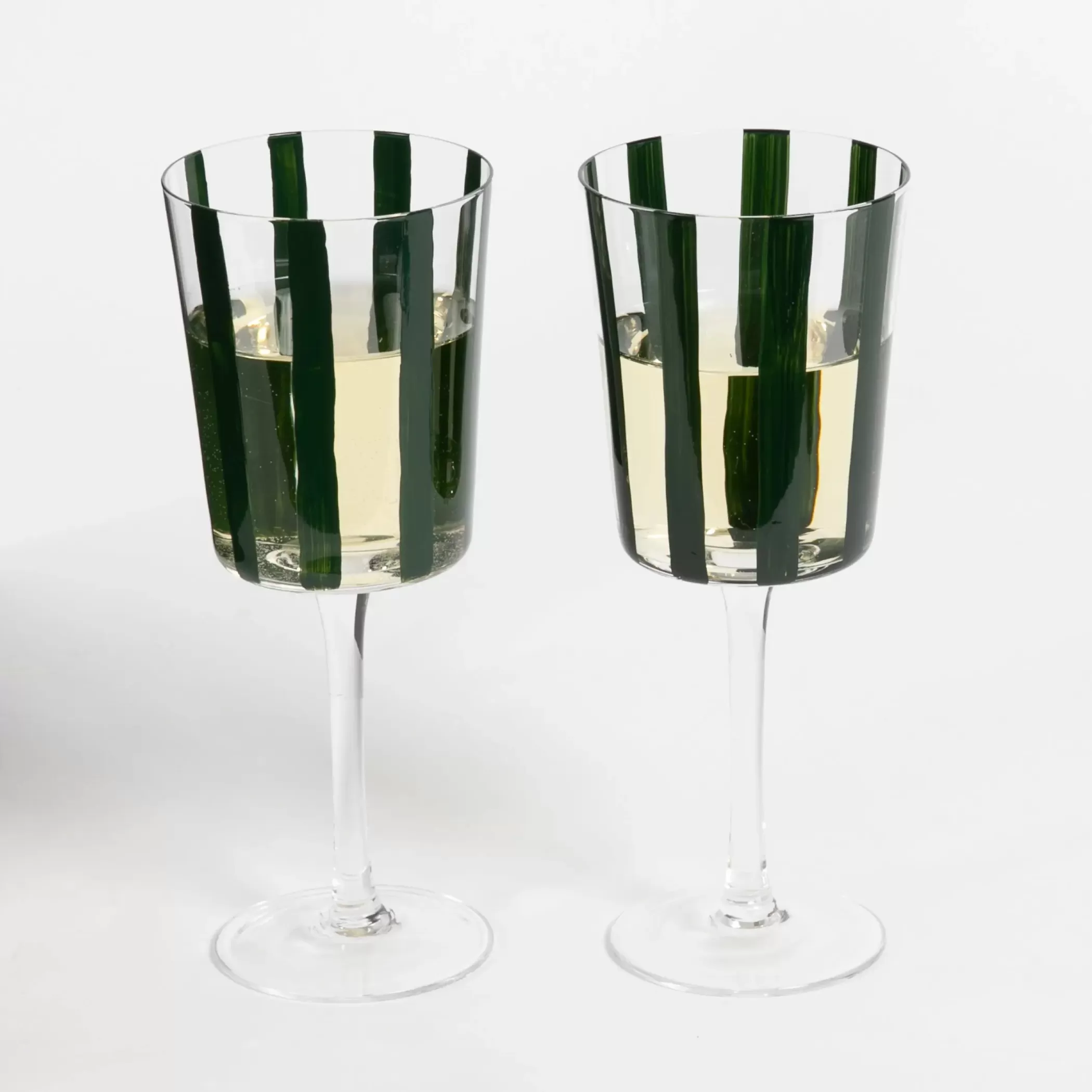 Drink & Barware | GigiandTom Vertigo Wine Glass Set of 2 Green