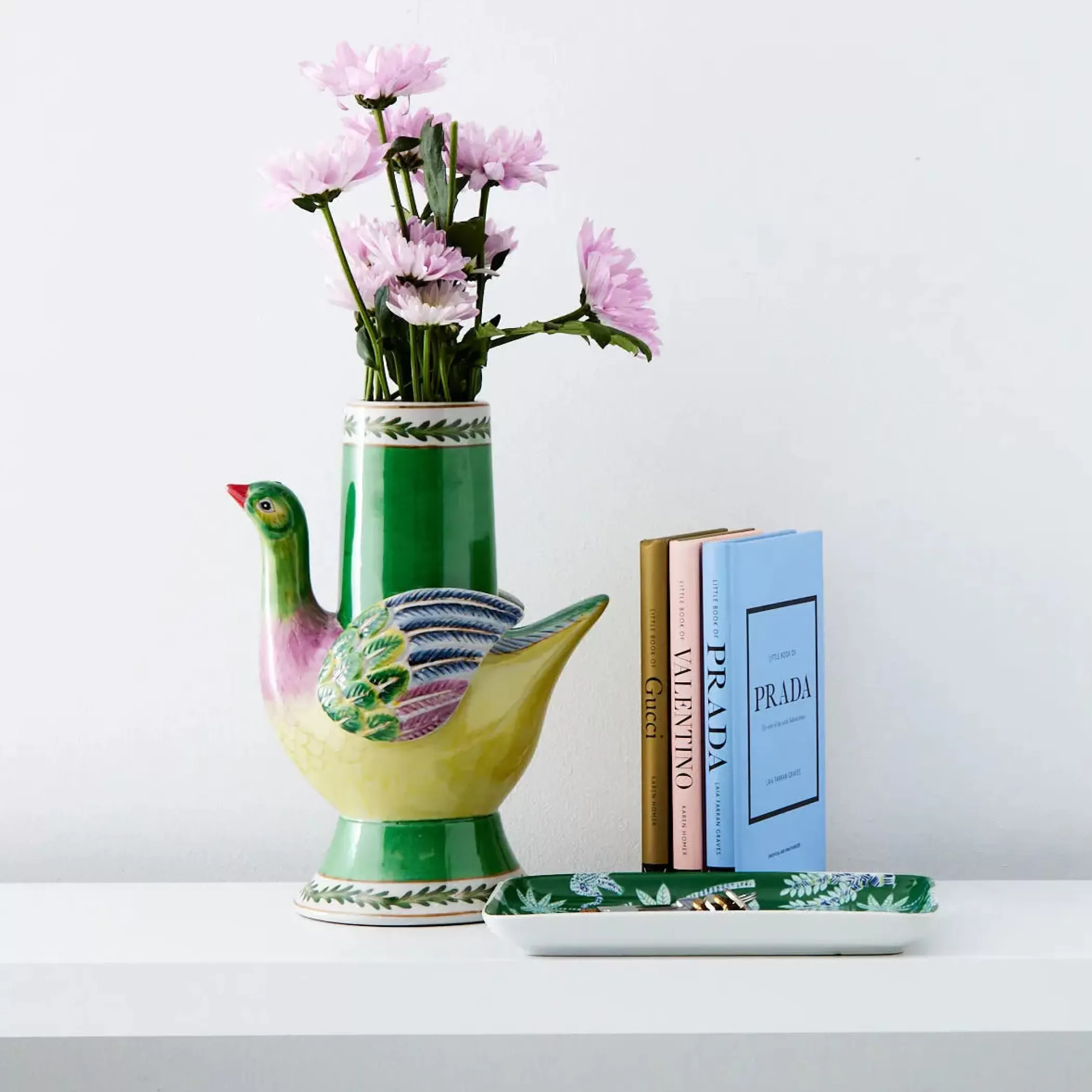 Vases & Planters | GigiandTom Vintage Birdy Ceramic Vase